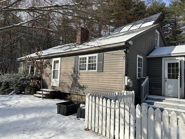 view of front of home