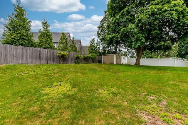 23 Willard St, Dedham, MA 02026 - fenced backyard featuring a storage shed