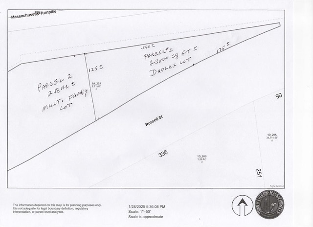 20-1 Russell, Ludlow MA, 01056 land for sale