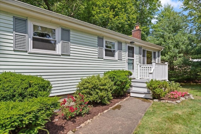 133 Allen Rd, Easton, MA 02356 - view of front of property with a chimney
