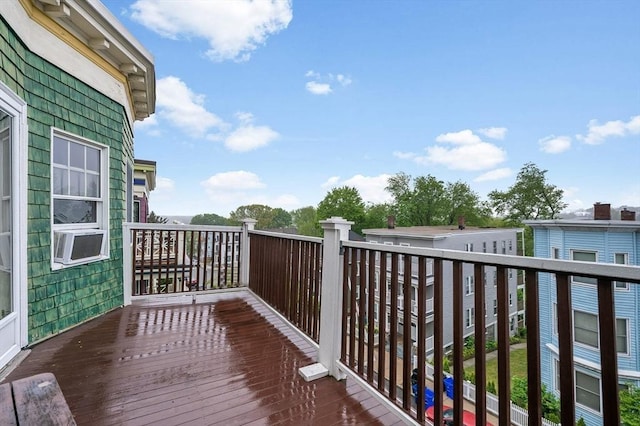 71 Draper St, Boston, MA 02122 - deck featuring cooling unit