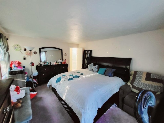 bedroom featuring carpet floors