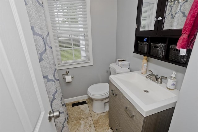 156 Powell, Springfield, MA 01118 - full bathroom featuring toilet, vanity, tile patterned flooring, and baseboards