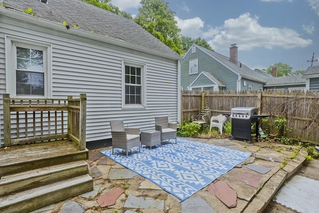 156 Powell, Springfield, MA 01118 - view of patio / terrace featuring grilling area