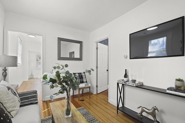 63 Adams St, Bourne, MA 02532 - interior space with baseboards and wood finished floors
