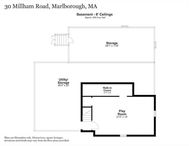 30 Millham St, Marlborough, MA 01752 - room layout