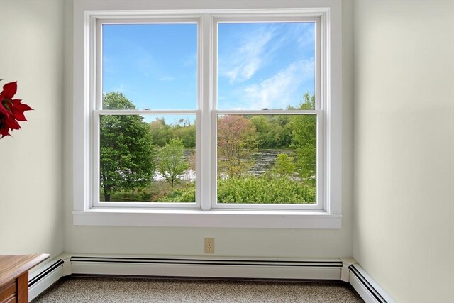 144 Worcester Rd, New Braintree, MA 01531 - unfurnished room with plenty of natural light and baseboard heating