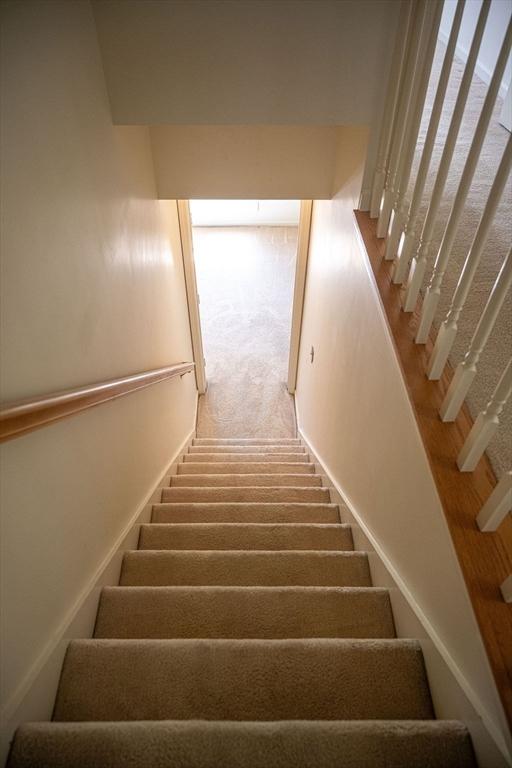 7 Brewster Ln Unit 7, Acton, MA 01720 - stairs with carpet flooring