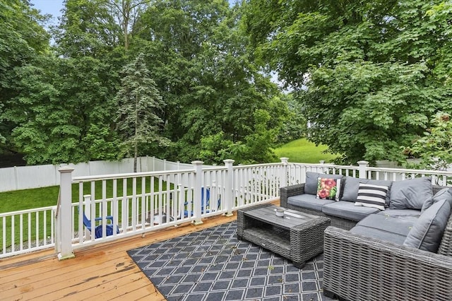 2 Putnam Ln, Auburn, MA 01501 - wooden terrace featuring an outdoor living space