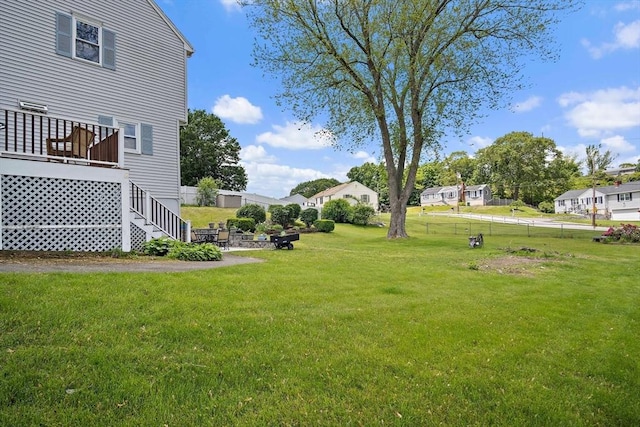 3 Manomet Rd, Woburn, MA 01801 - view of yard featuring stairway