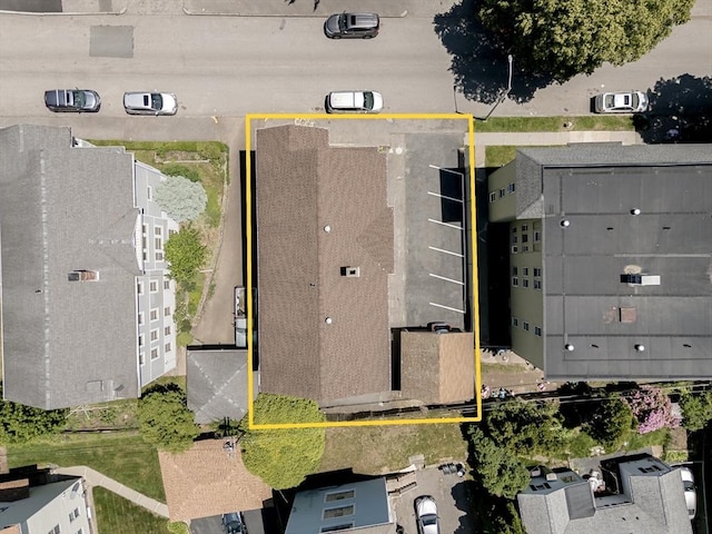 30-32 Loxwood St, Worcester, MA 01604 - aerial view of property's location with property boundaries highlighted