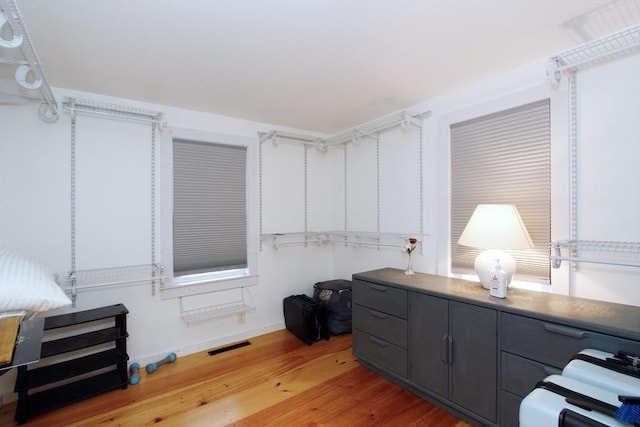 interior space featuring light hardwood / wood-style flooring