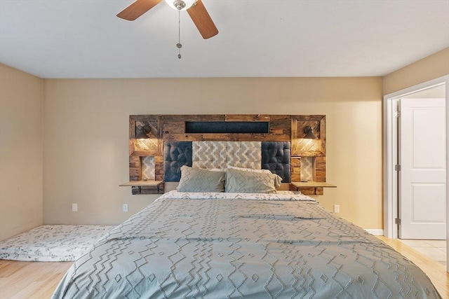 38 Phyllis Ln, Greenfield, MA 01301 - bedroom featuring wood finished floors and ceiling fan