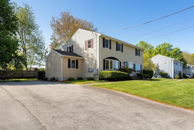 view of colonial inspired home