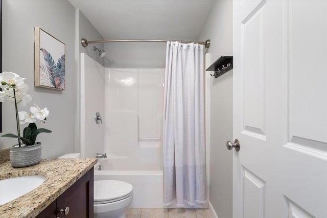 4 Patriots Blvd Unit 4, Hopkinton, MA 01748 - bathroom featuring toilet, vanity, tile patterned flooring, and shower / tub combo