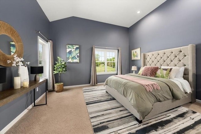 4 Patriots Blvd Unit 4, Hopkinton, MA 01748 - carpeted bedroom with lofted ceiling and baseboards