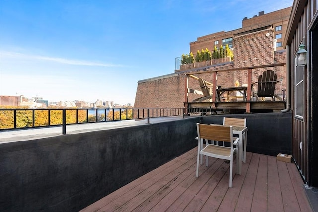 view of deck