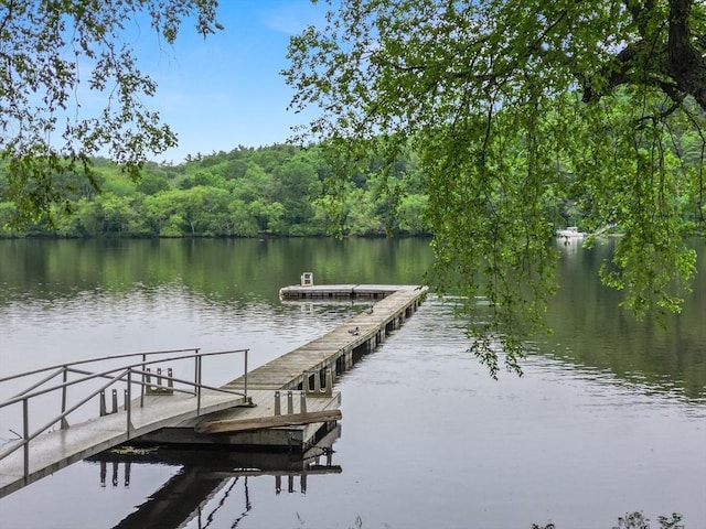 9 Twig Rush Ln, West Newbury, MA 01985 - dock area featuring a water view and a view of trees