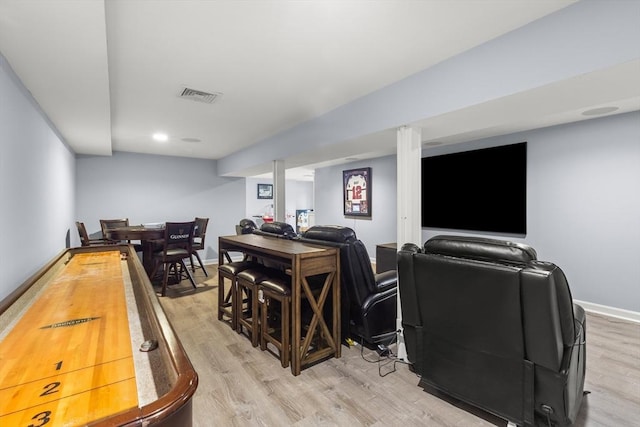 9 Twig Rush Ln, West Newbury, MA 01985 - recreation room with light wood-style flooring and baseboards