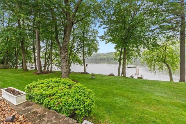 9 Twig Rush Ln, West Newbury, MA 01985 - view of grassy yard with a water view