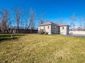 view of grassy yard