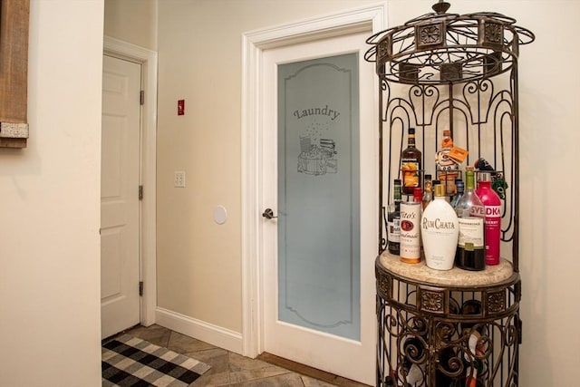 bathroom featuring baseboards