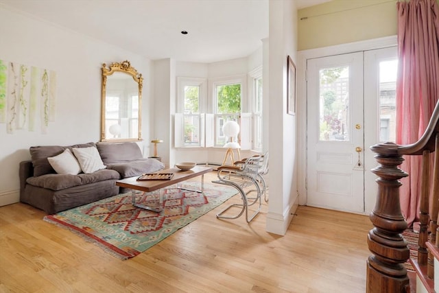 8 Oak St Unit 8, Cambridge, MA 02139 - living room featuring healthy amount of natural light and light wood-type flooring