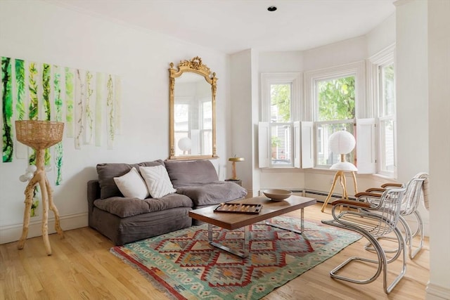 8 Oak St Unit 8, Cambridge, MA 02139 - living room with light wood-style floors