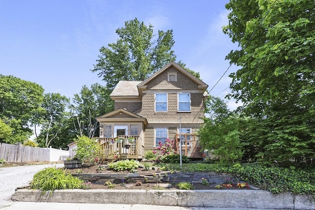 42 Briggs Ave, Pittsfield, MA 01201 - view of front of house featuring a wooden deck