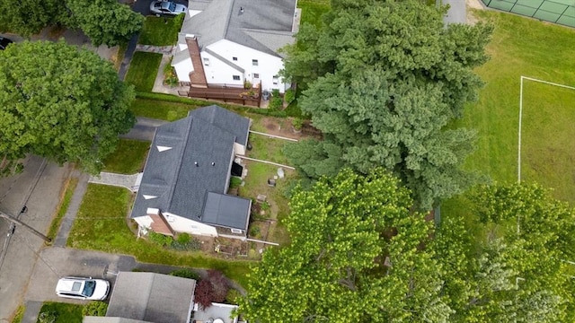 7 Broad St, Belmont, MA 02478 - aerial perspective of suburban area