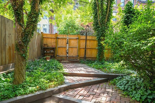 66 Rutland St, Boston, MA 02118 - view of yard with a gate