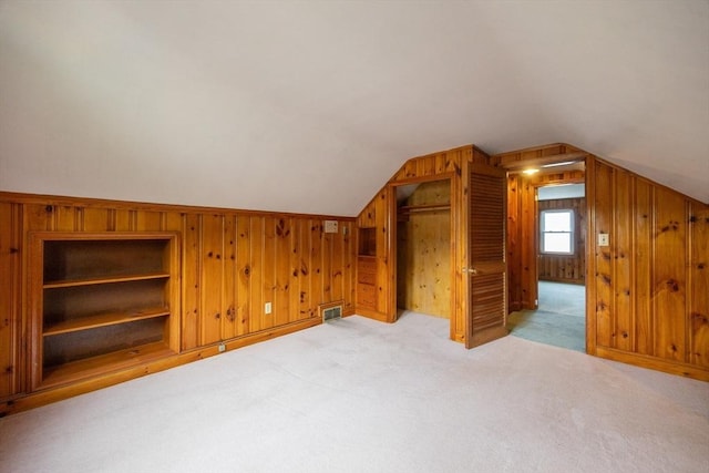 23 Crescent Ave, North Attleboro, MA 02760 - bonus room with light carpet, lofted ceiling, and wood walls