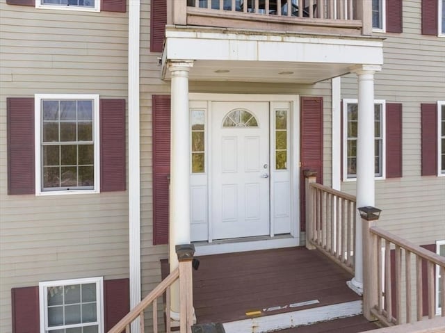 view of entrance to property