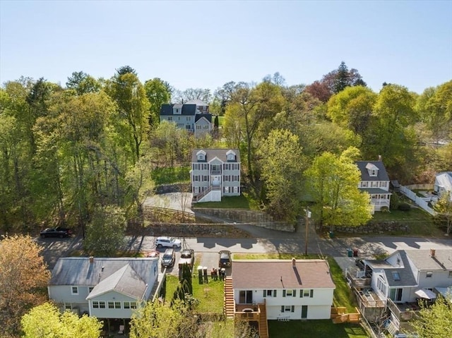 bird's eye view featuring a residential view