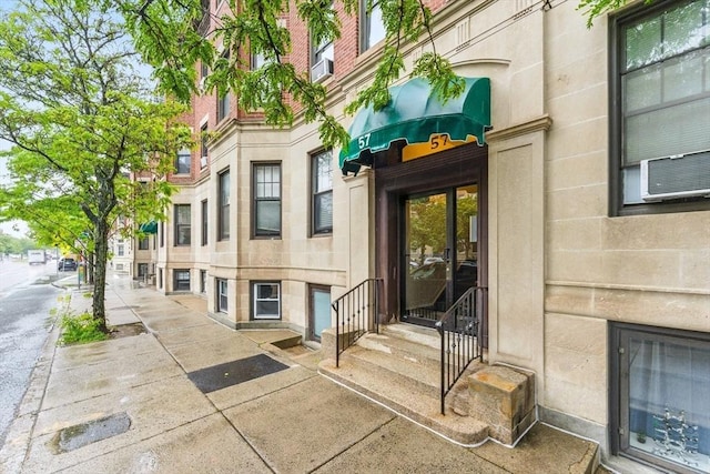 57 Brighton Ave Unit A, Boston, MA 02134 - view of building exterior with cooling unit