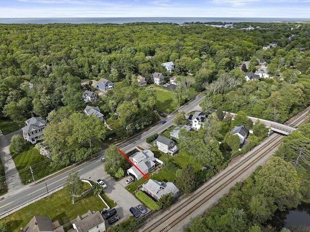 323 N Main St, Cohasset, MA 02025 - view of property location with a forest