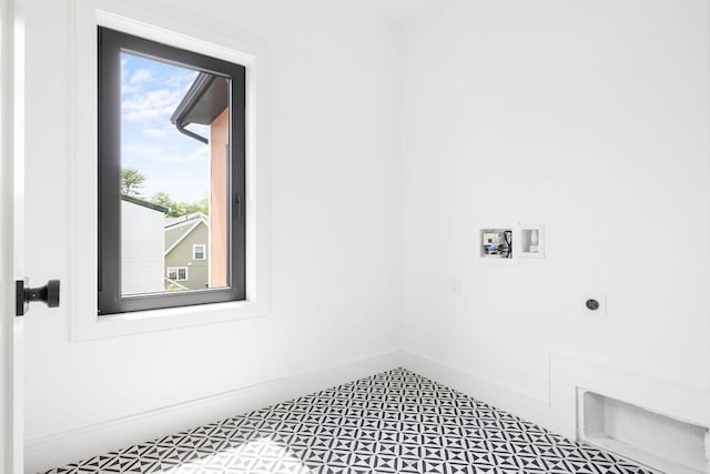 1597 Centre St Unit 2, Newton, MA 02461 - washroom with electric dryer hookup, washer hookup, and healthy amount of natural light