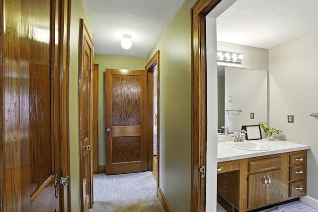 247 S St, Wrentham, MA 02093 - corridor with a sink and baseboards