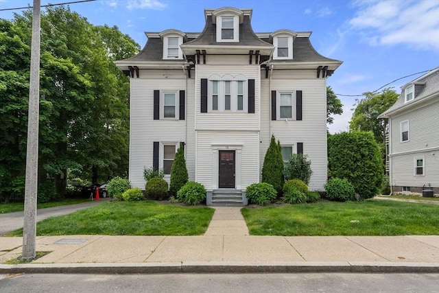 15 Beale St Unit 6, Boston, MA 02124 - second empire-style home featuring mansard roof and a front lawn