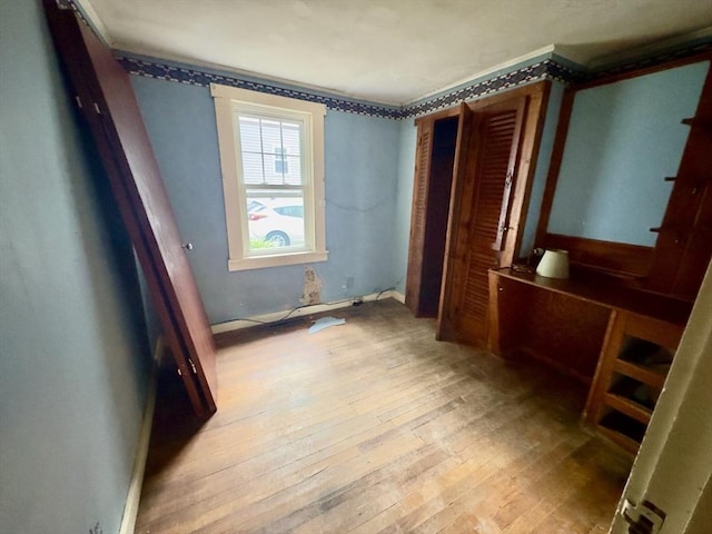 53 Morningside Path, Weymouth, MA 02189 - unfurnished bedroom featuring hardwood / wood-style floors and ornamental molding