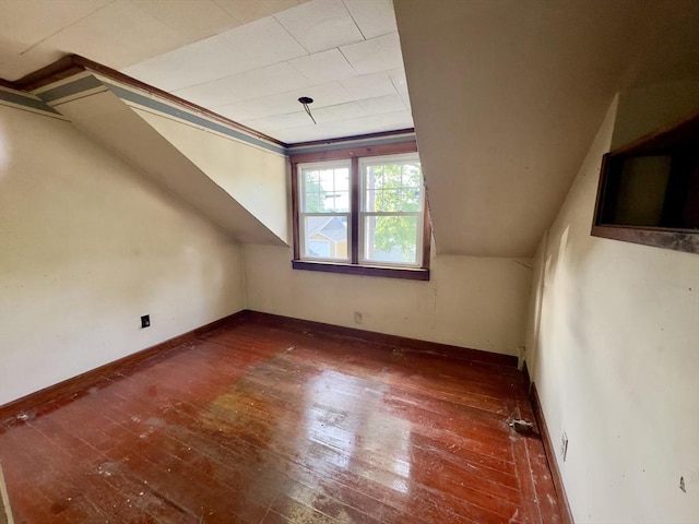 53 Morningside Path, Weymouth, MA 02189 - additional living space featuring wood-type flooring and vaulted ceiling