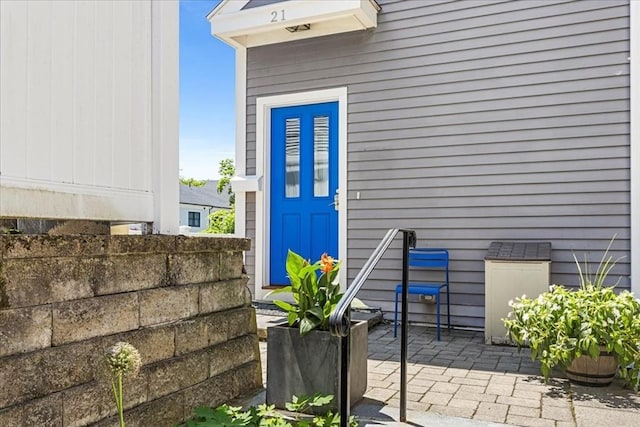 21 Hale St Unit 21, Newton, MA 02464 - view of exterior entry featuring a patio area