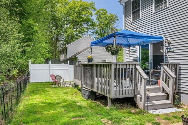 37 Sylvan Rd, Gardner, MA 01440 - view of wooden deck