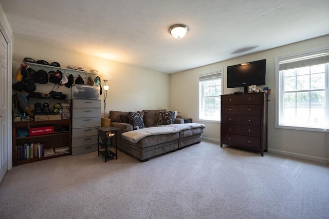 22 Hartley Ave, Brockton, MA 02302 - living area with light colored carpet