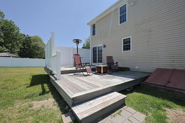 22 Hartley Ave, Brockton, MA 02302 - view of wooden deck