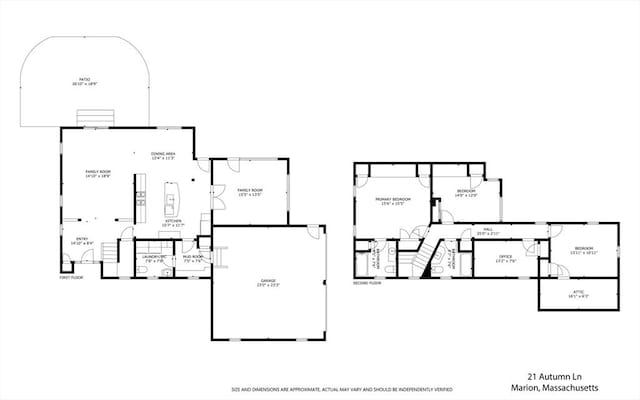 21 Autumn Ln, Marion, MA 02738 - home floor plan