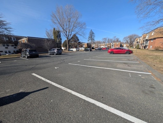 view of uncovered parking lot