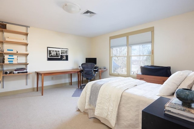 bedroom featuring carpet flooring