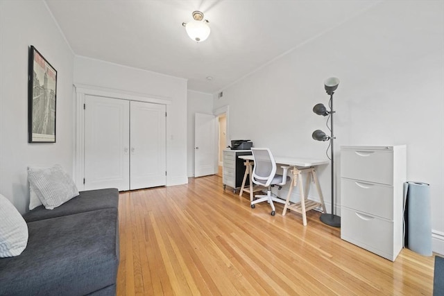 4 Fairbanks Unit 2, Brookline, MA 02446 - office area with light wood finished floors