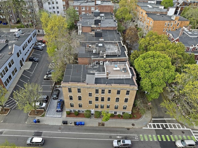 4 Fairbanks Unit 2, Brookline, MA 02446 - bird's eye view